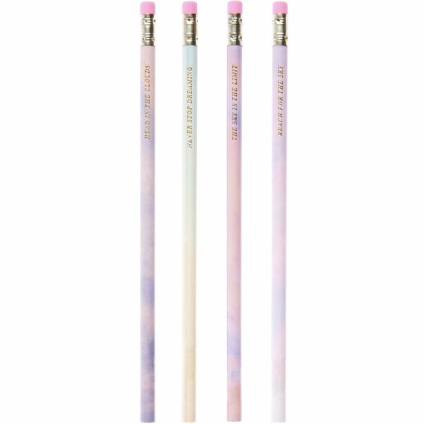 Paper Poetry Bleistift-Set Himmel 4 Stück